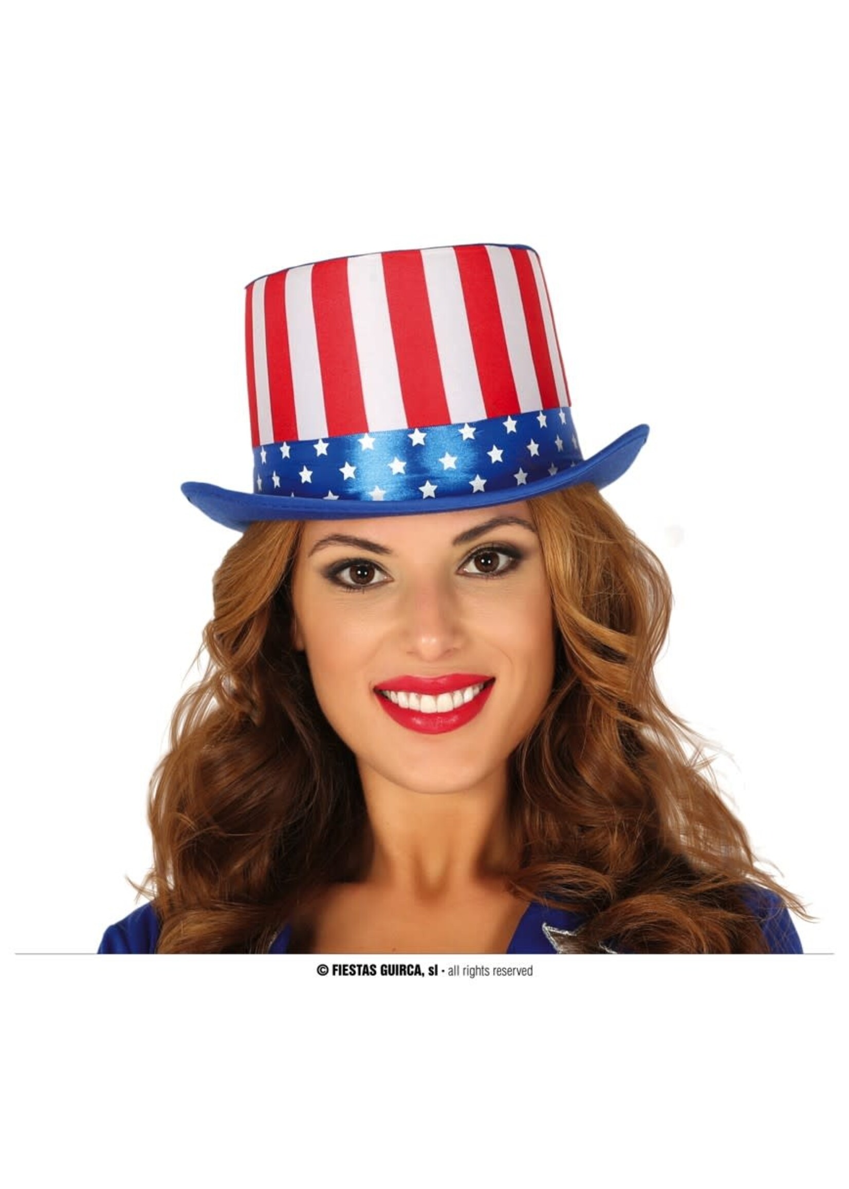 Fiestas Guirca Hoed Amerikaanse vlag