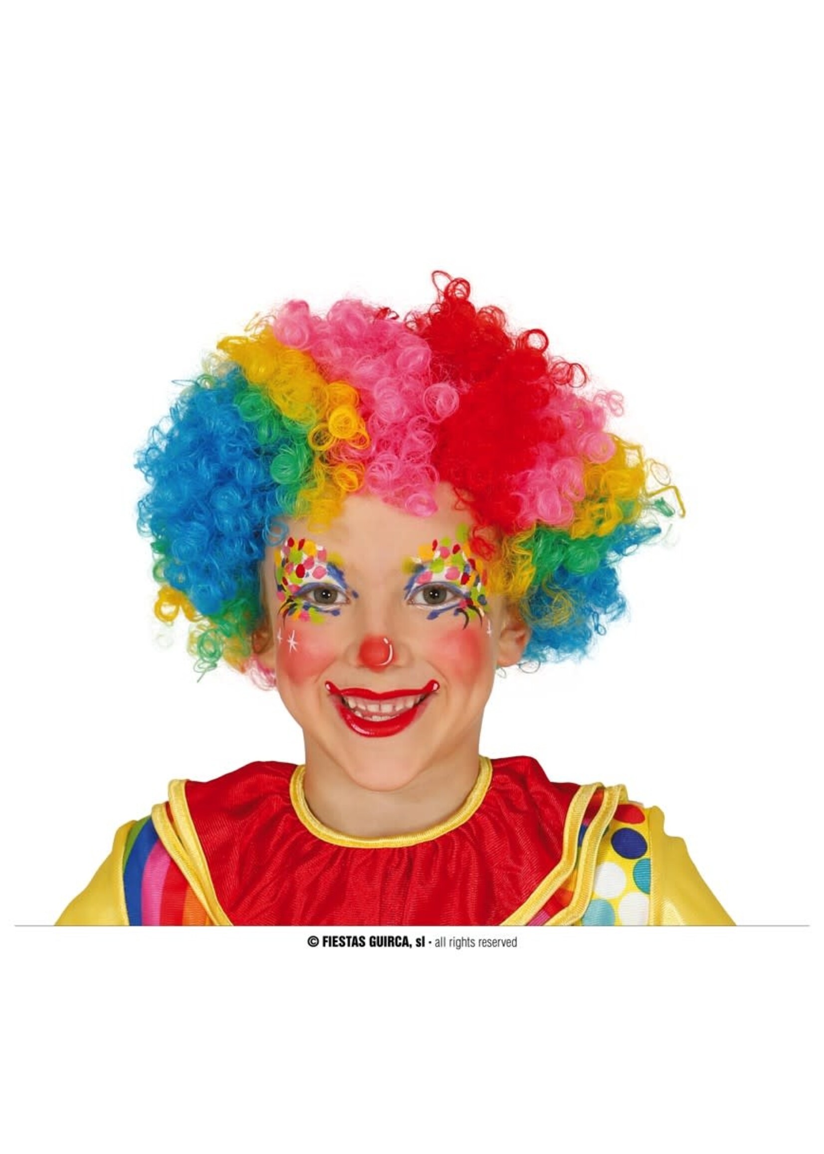 Feestkleding Breda Pruik clown kind