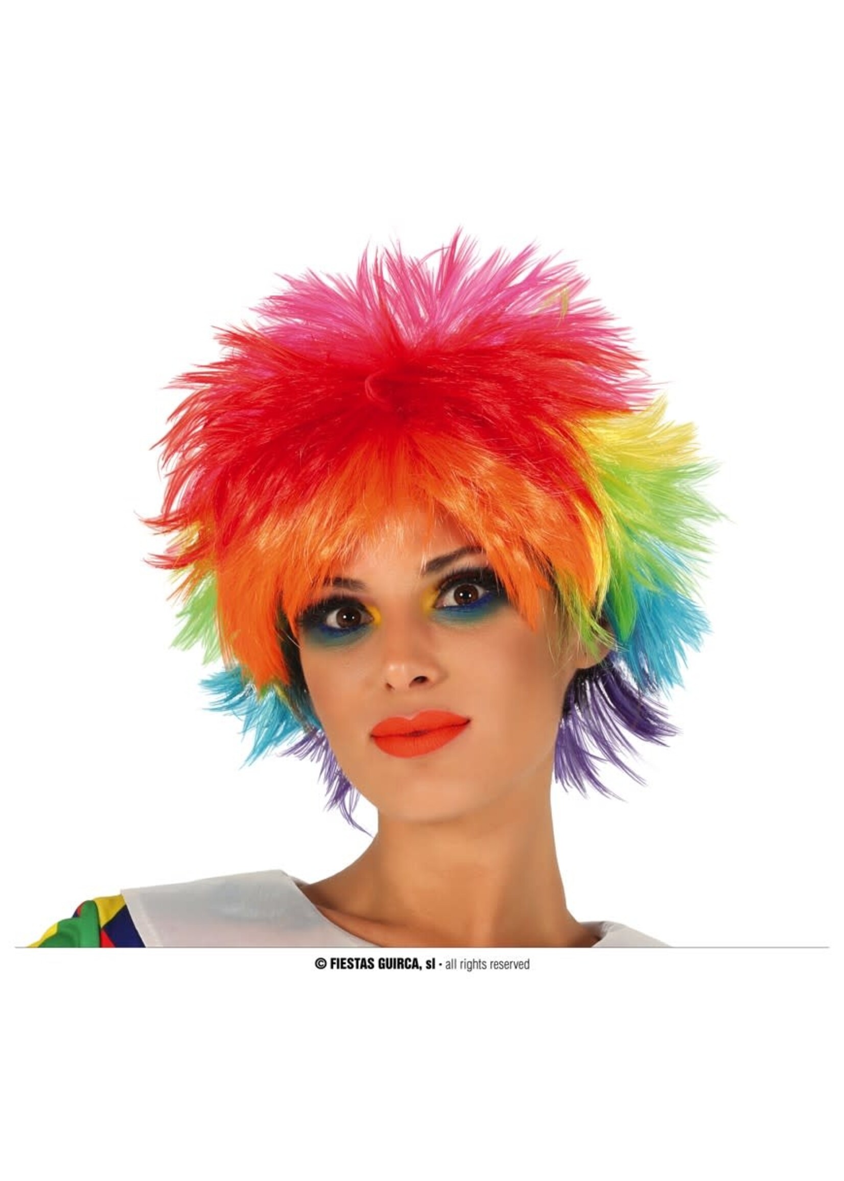 Fiestas Guirca Pruik multicolor dames