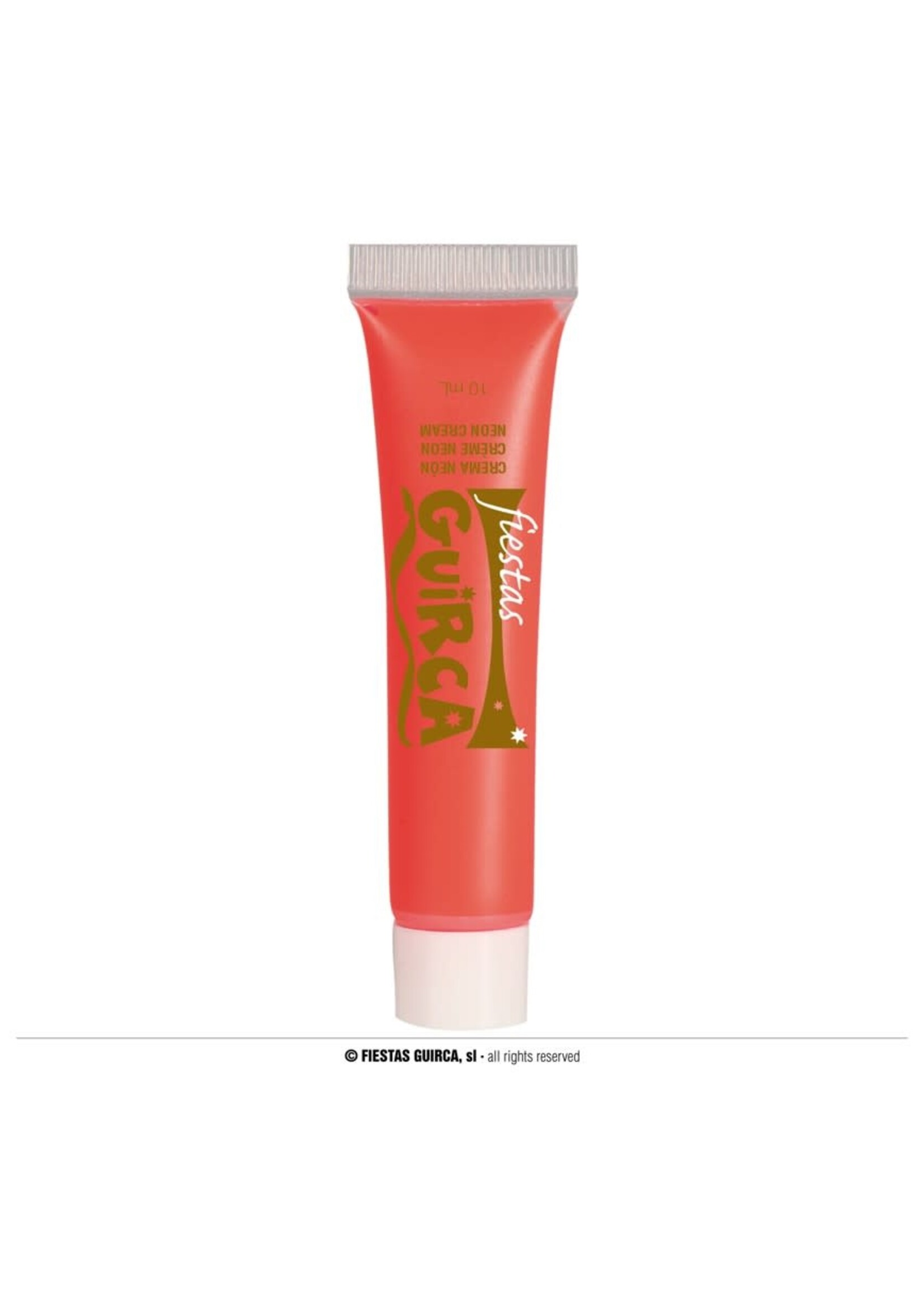 Fiestas Guirca Make-up neon rood