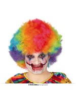 Feestkleding Breda Pruik clown Multicolor