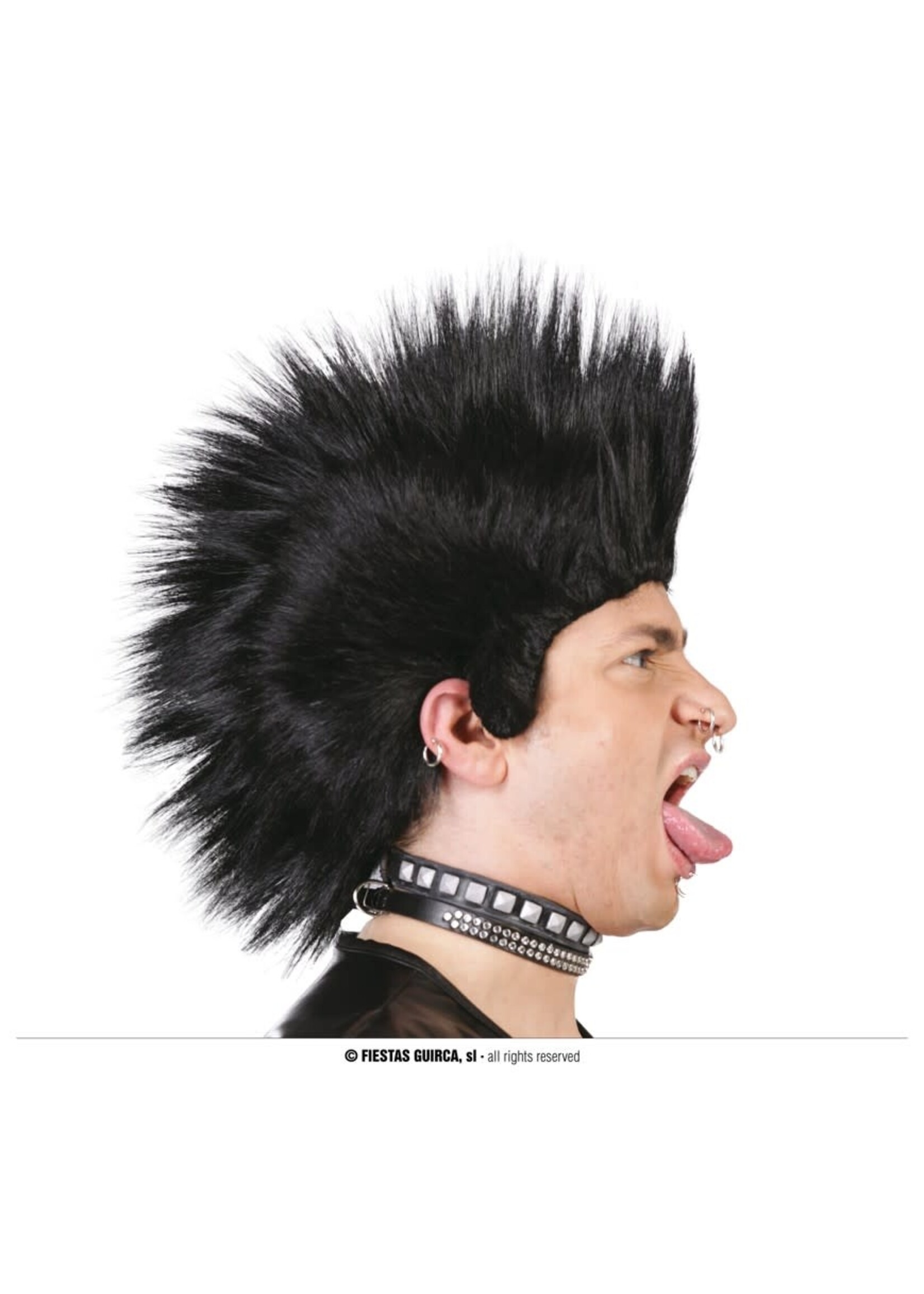 Feestkleding Breda Pruik Punk heer