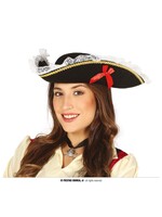 Feestkleding Breda Piratenhoed dame