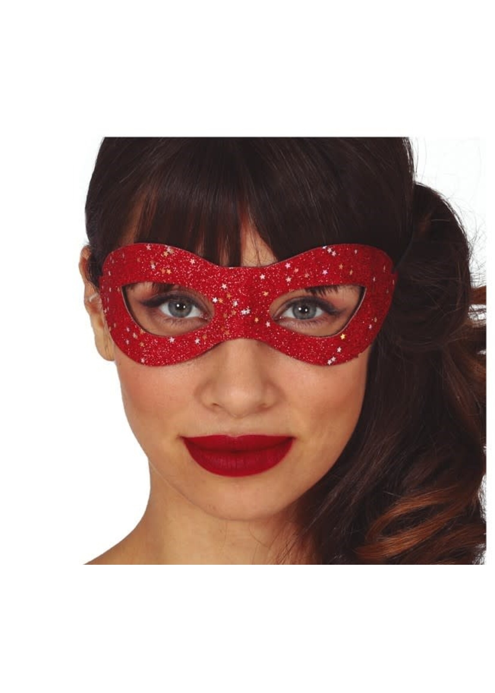 Feestkleding Breda Rood oogmasker