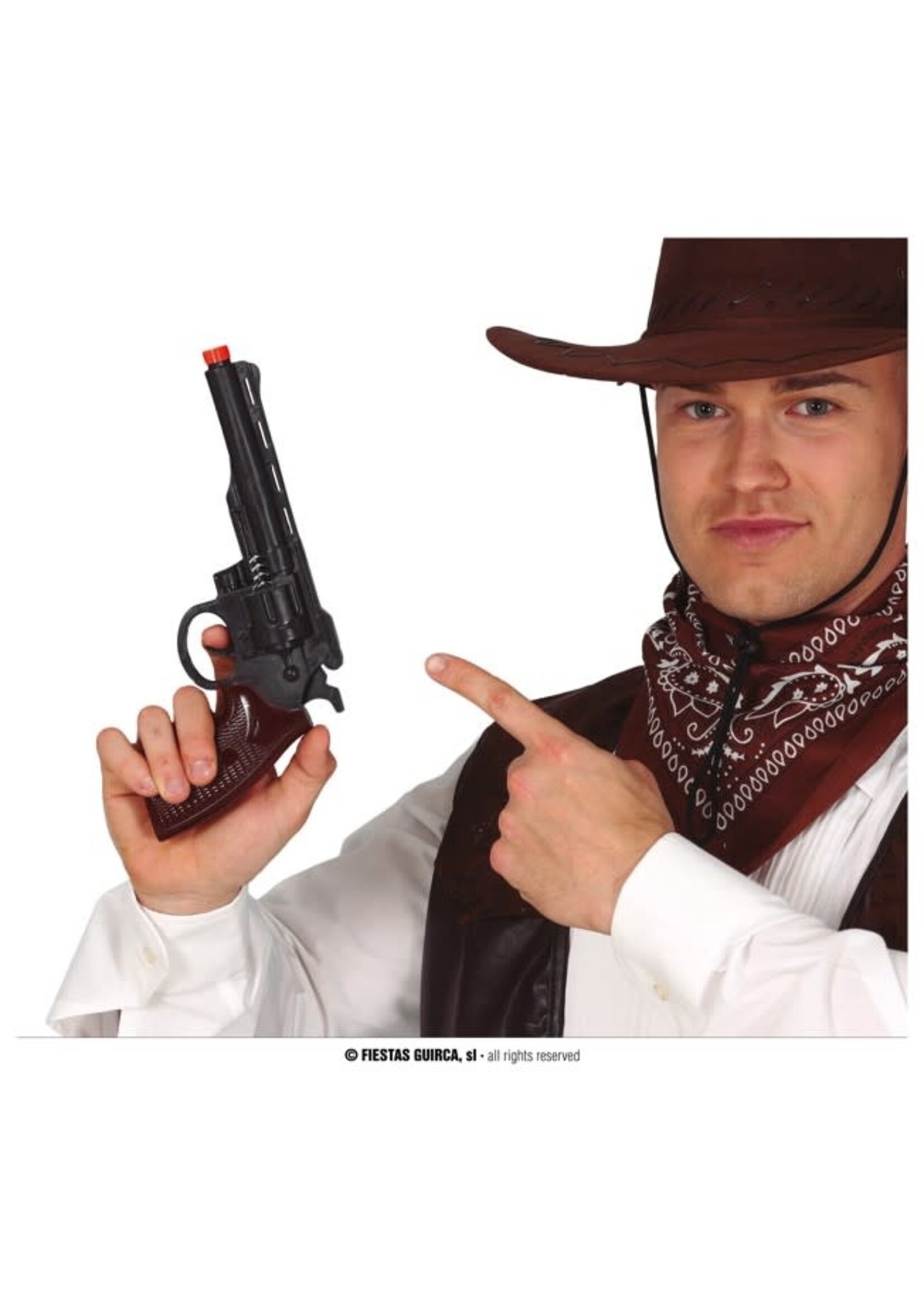 Fiestas Guirca Pistool cowboy zwart