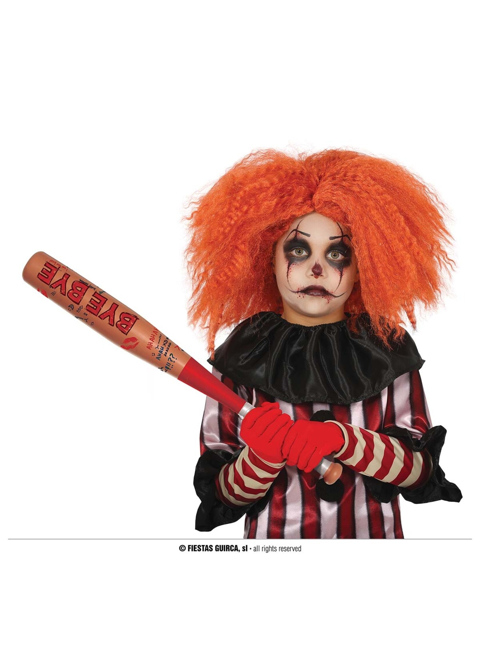 Feestkleding Breda Horrorclown honkbalknuppel