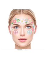 Fiestas Guirca Gezicht sticker Hippie