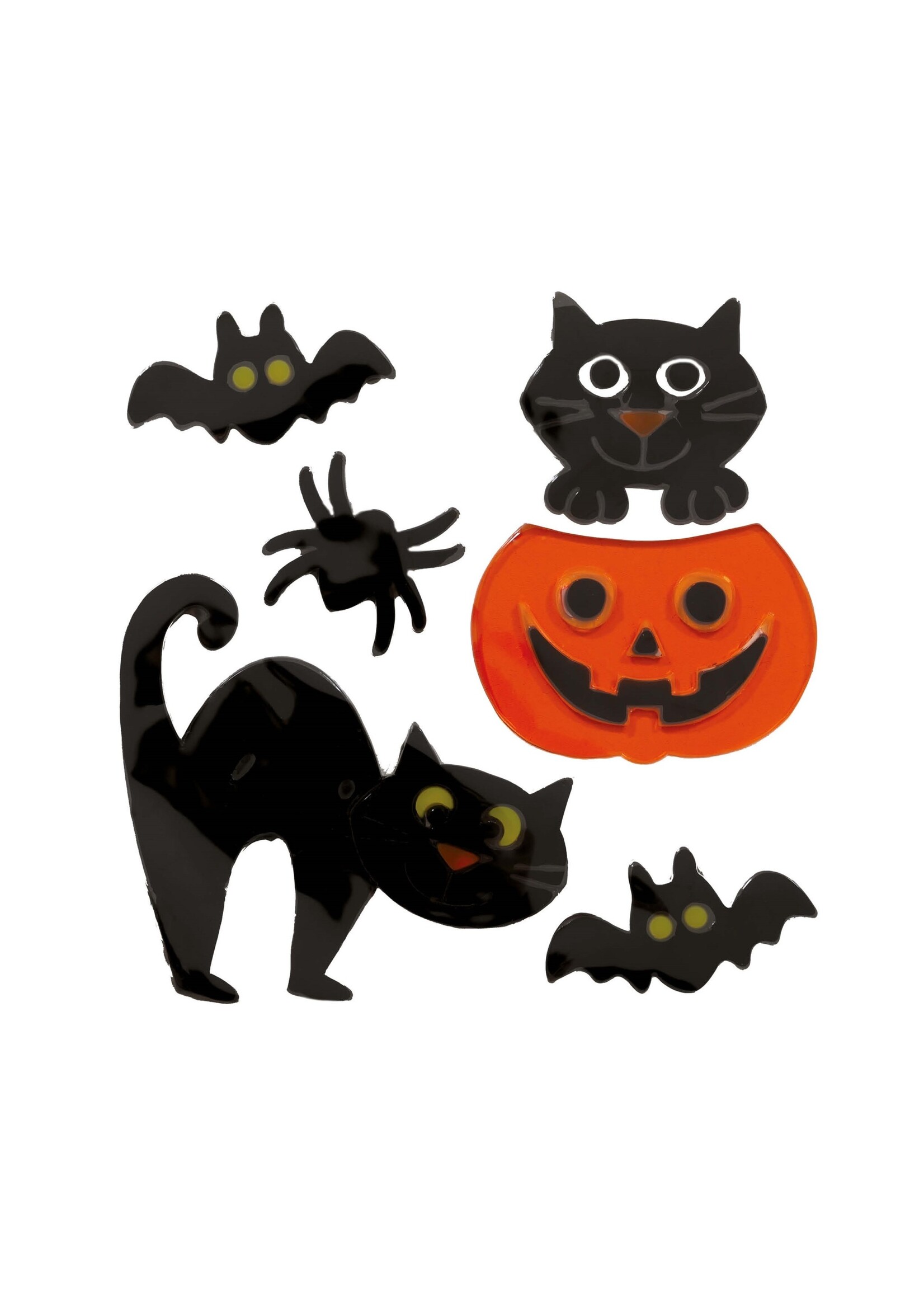 Fiestas Guirca Halloween decoratie gel kat