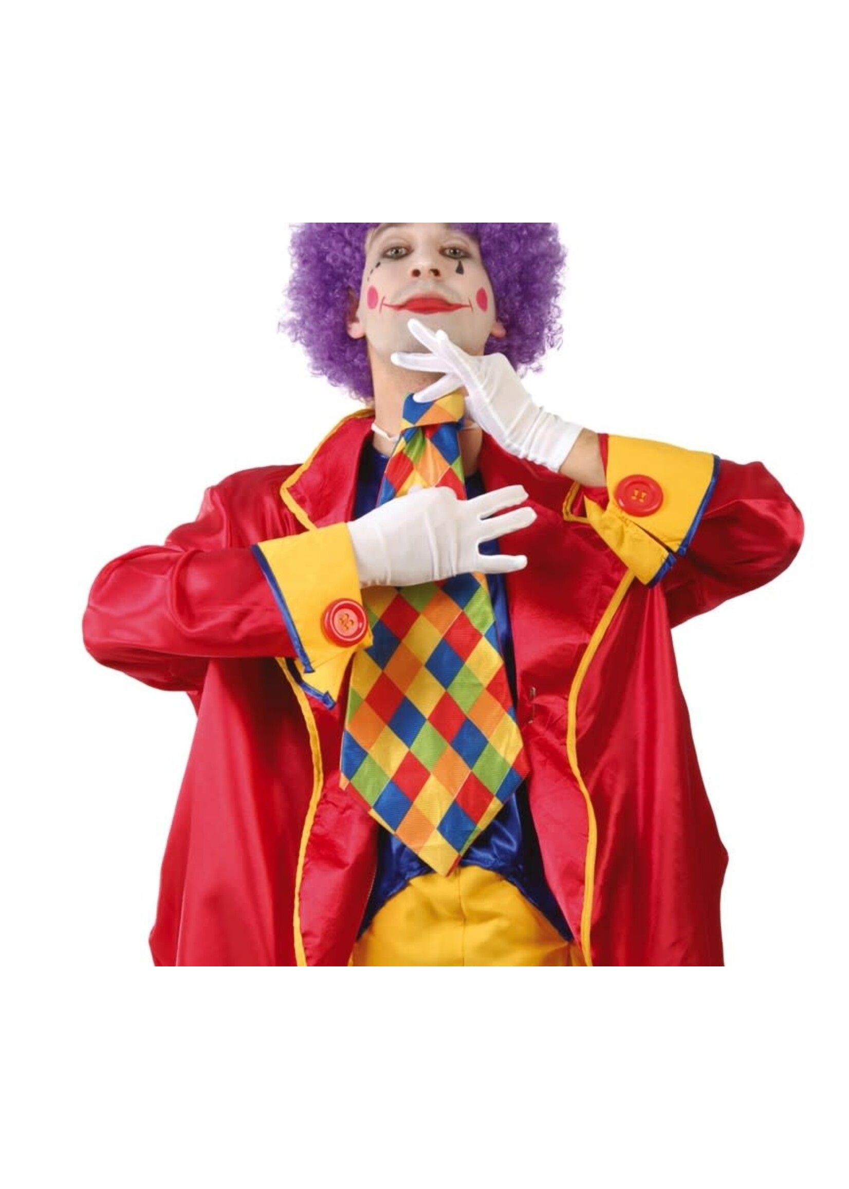 Feestkleding Breda Stropdas clown 55cm