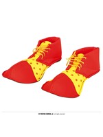 Feestkleding Breda Clowns schoenen rood/geel 36 cm