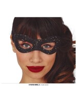 Feestkleding Breda Masker zwart