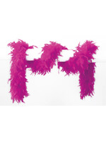 Feestkleding Breda Boa cyclaam 180cm lang