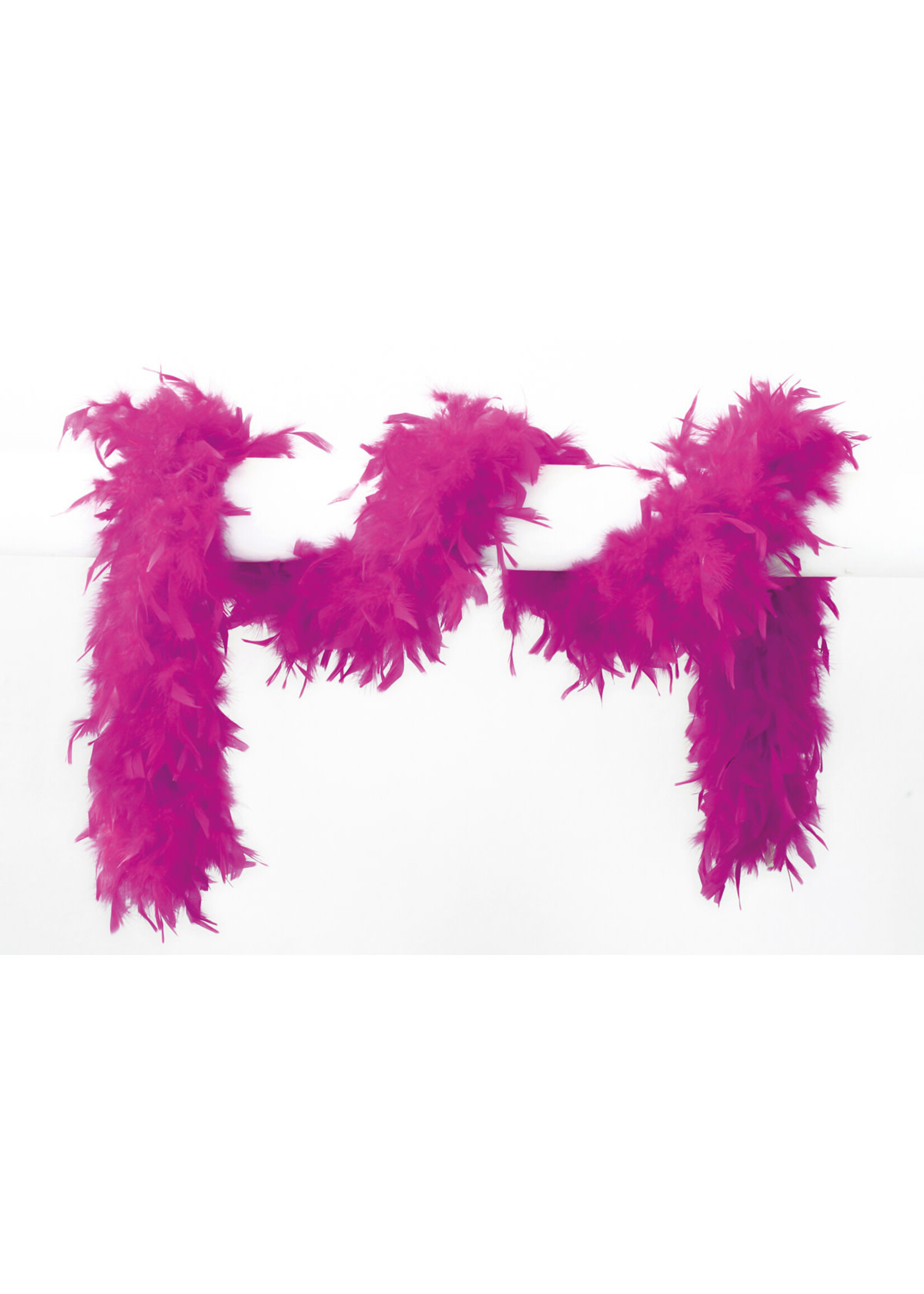 Feestkleding Breda Boa cyclaam 180cm lang