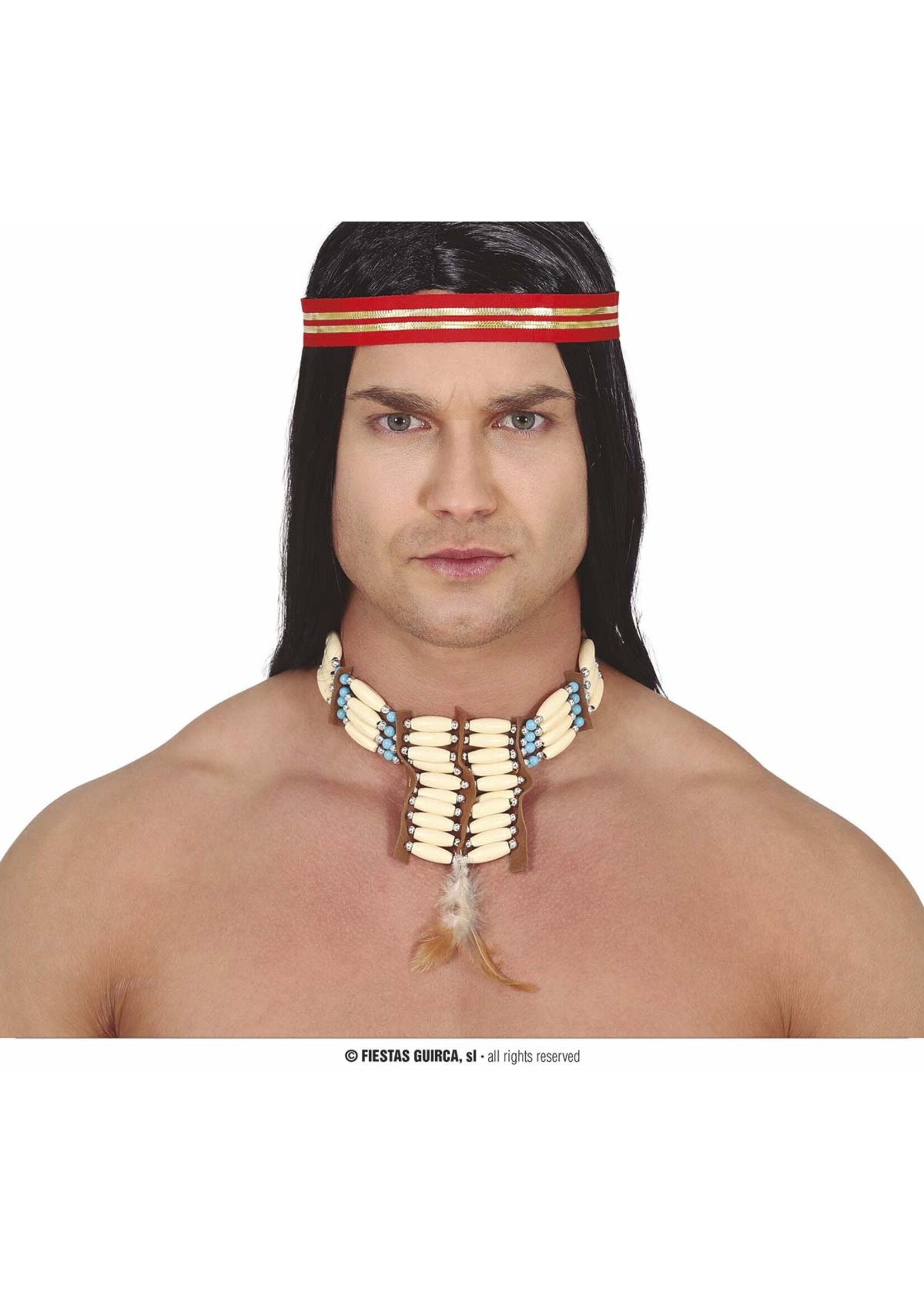 Feestkleding Breda Indianen ketting