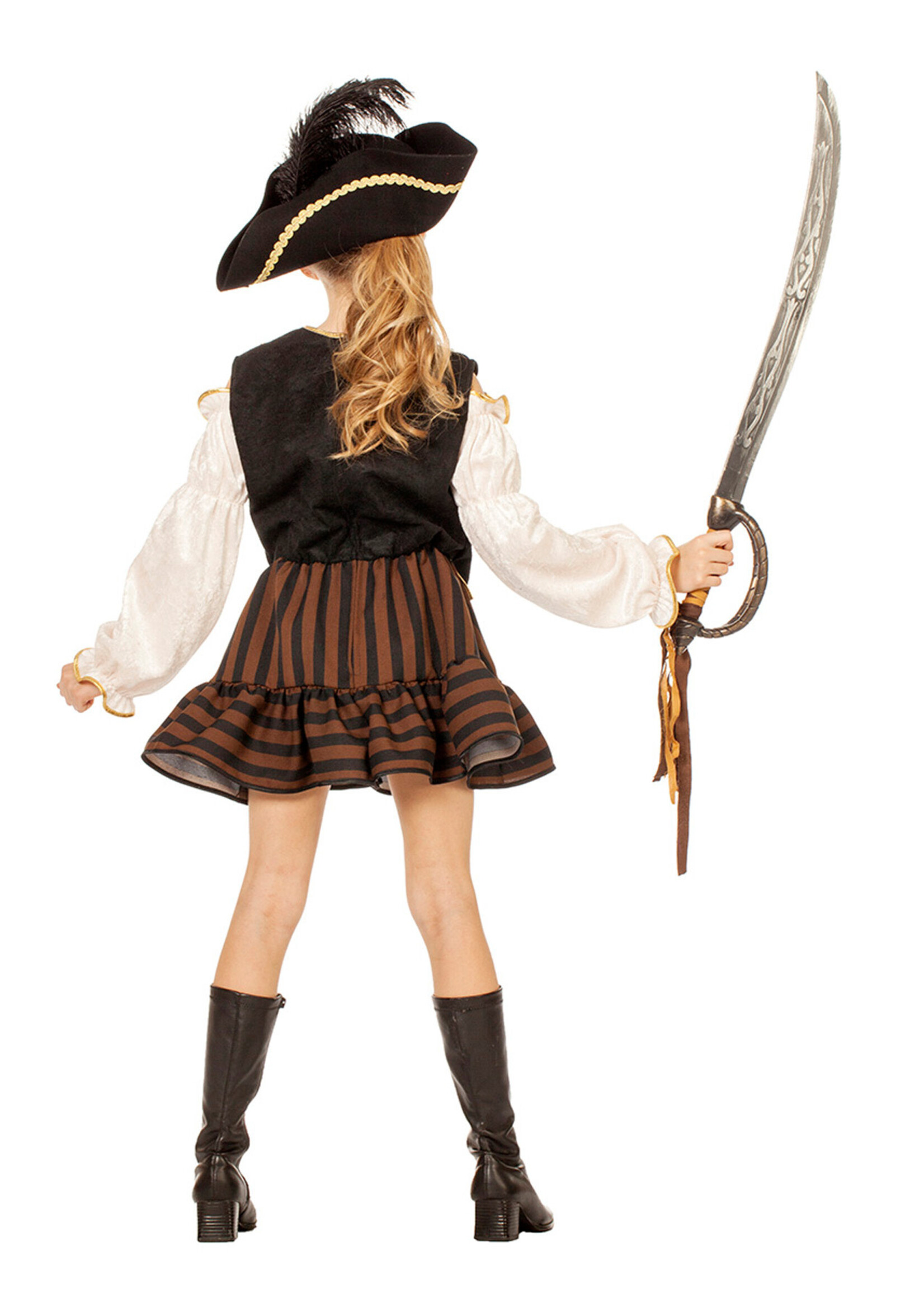 Feestkleding Breda Kinderkostuum piraat meisje