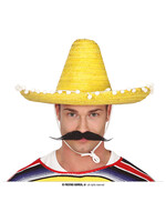 Feestkleding Breda Sombrero geel 45 cm