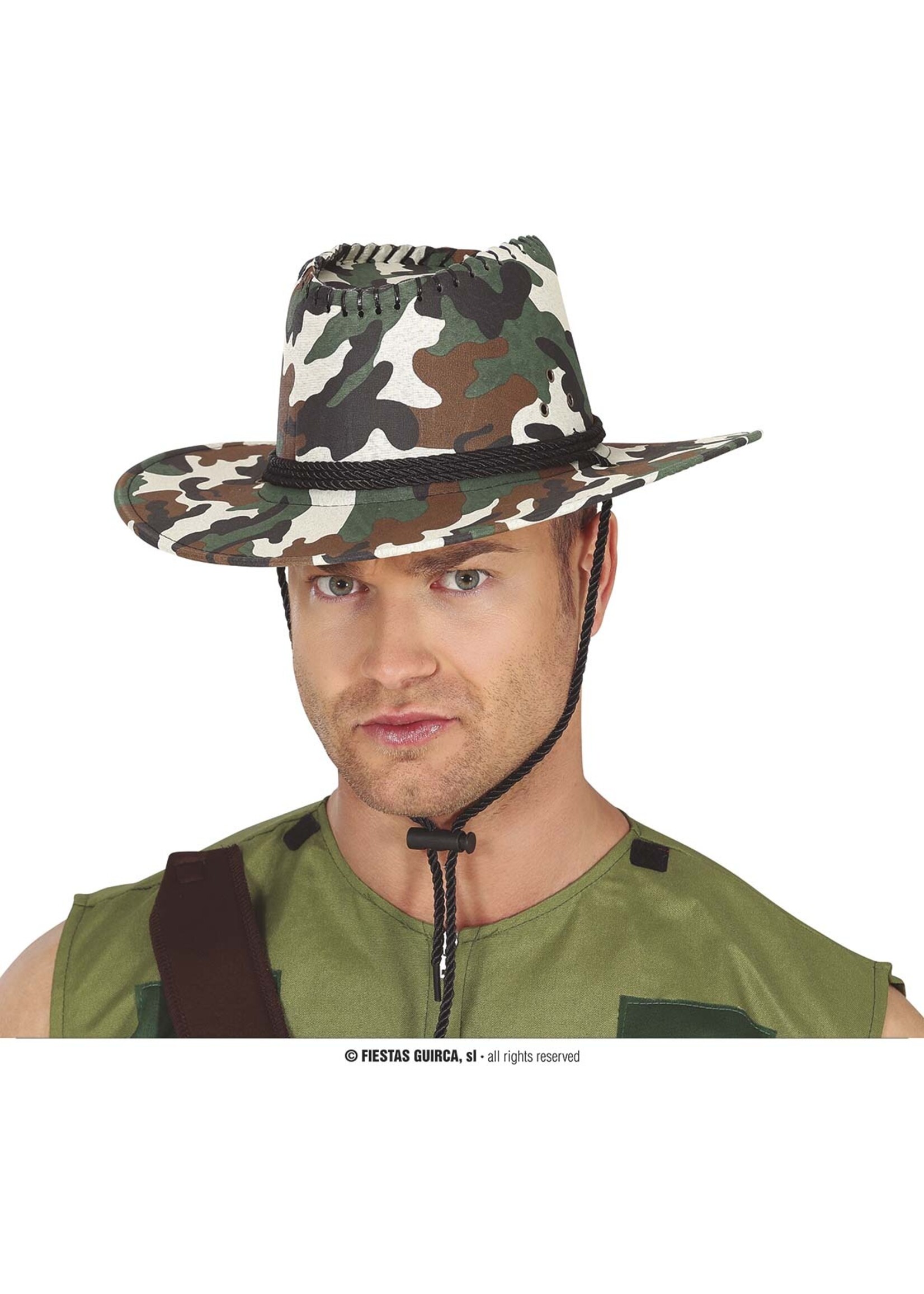 Fiestas Guirca Camouflage cowboyhoed