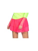 Feestkleding Breda Rok party laagjes roze One Size