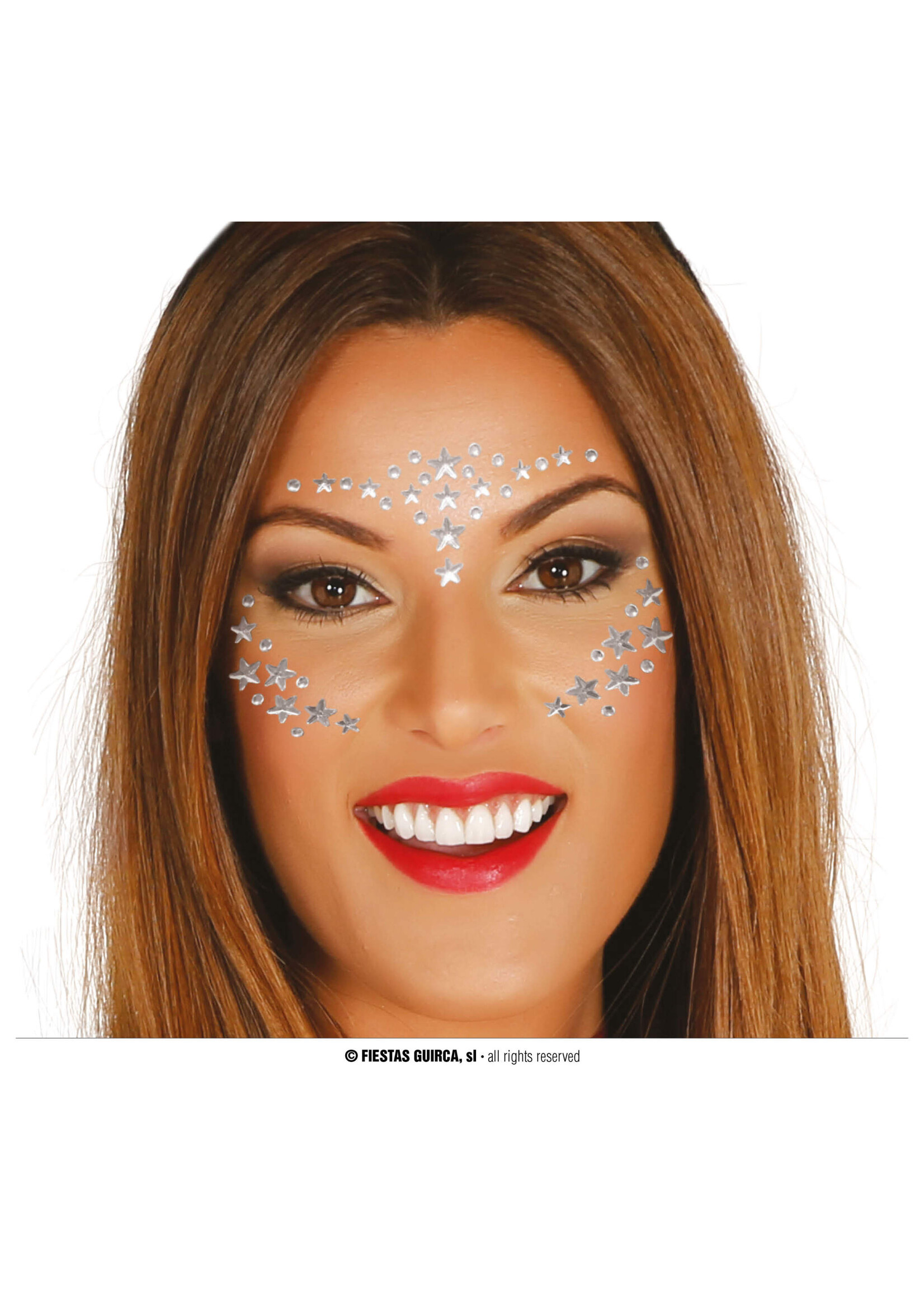 Fiestas Guirca Gezicht steentjes