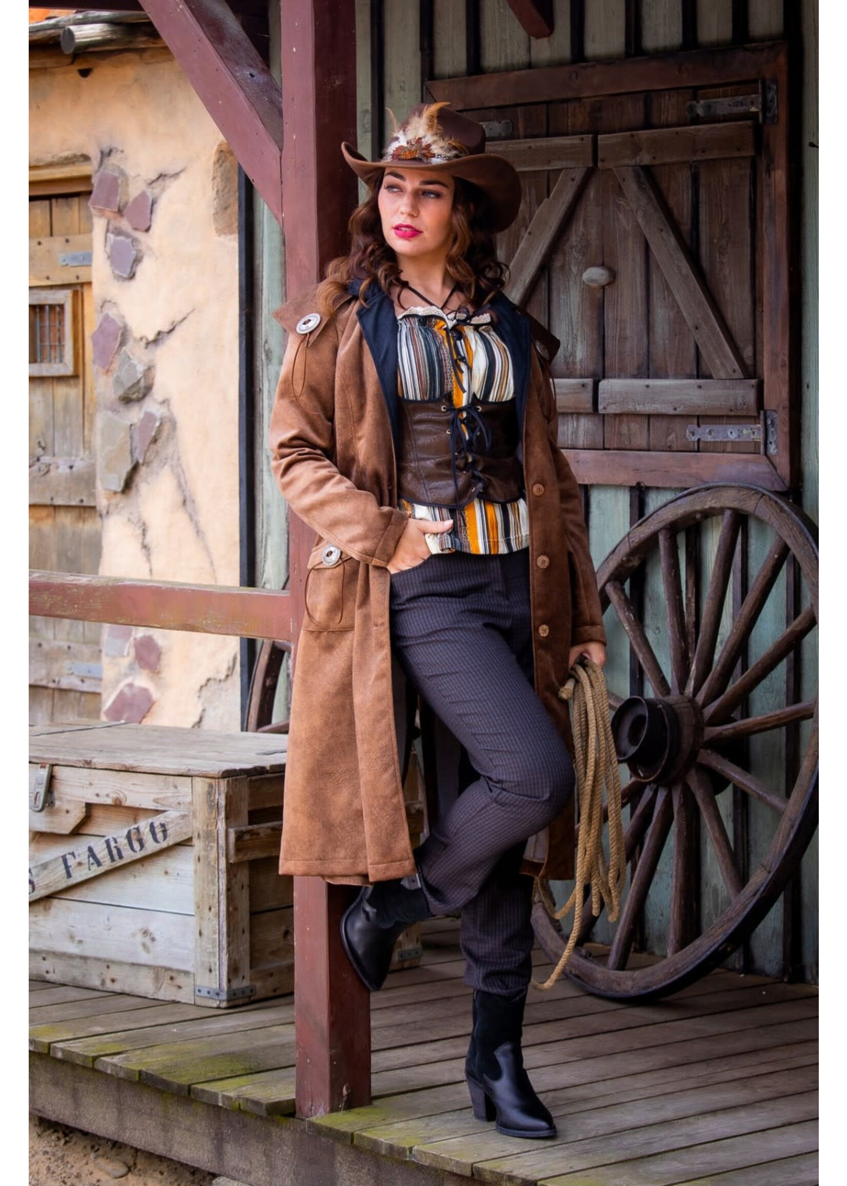 Feestkleding Breda Authentic western jas Jane
