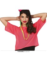 Feestkleding Breda Visnet T-shirt noen rose