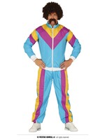 Feestkleding Breda Trainingspak Heren Blauw/Paars/Geel