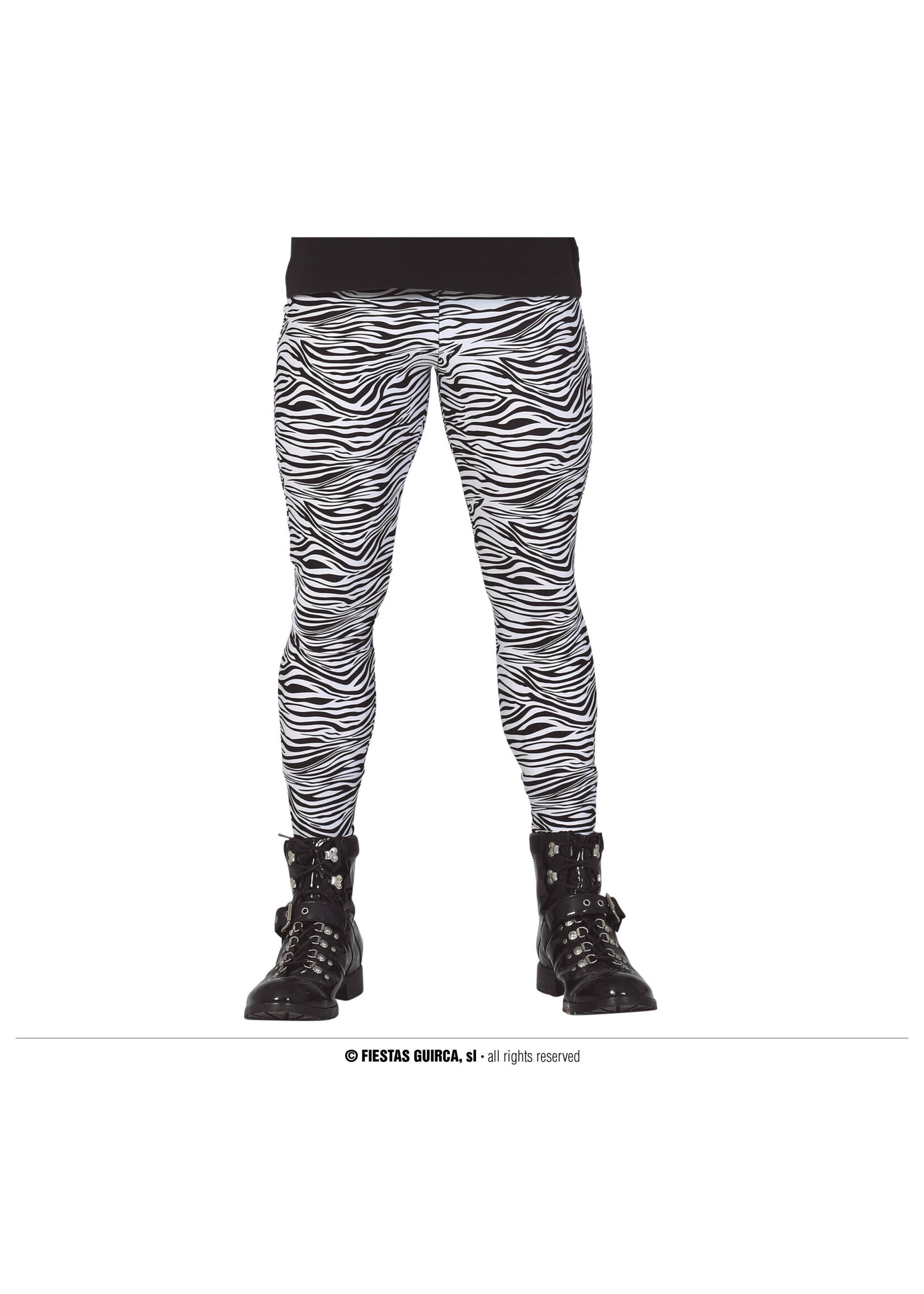 Feestkleding Breda Zebra print rock broek