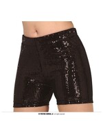 Fiestas Guirca Broek zwarte pailletten kort