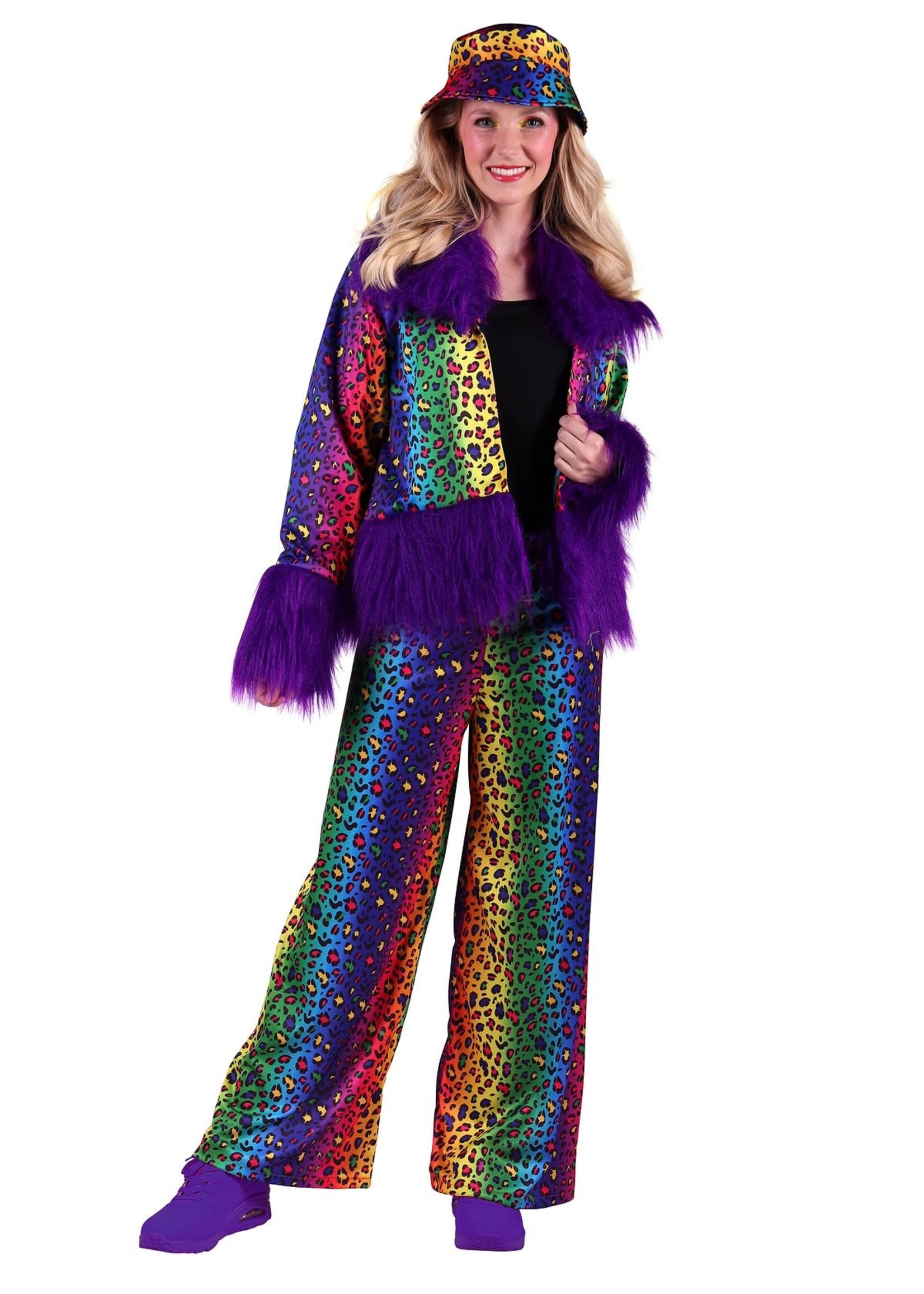 Thetru Dameskostuum Manic Panic Colour Panter