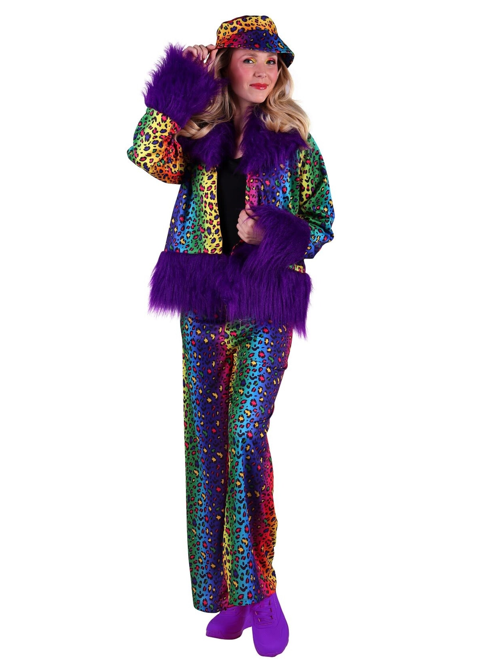 Thetru Dameskostuum Manic Panic Colour Panter