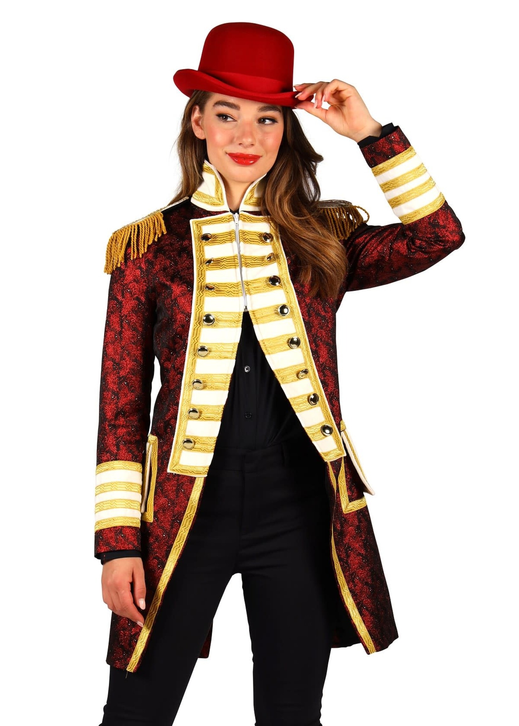 Thetru Damesjas ''Nelson brocaat'' rood