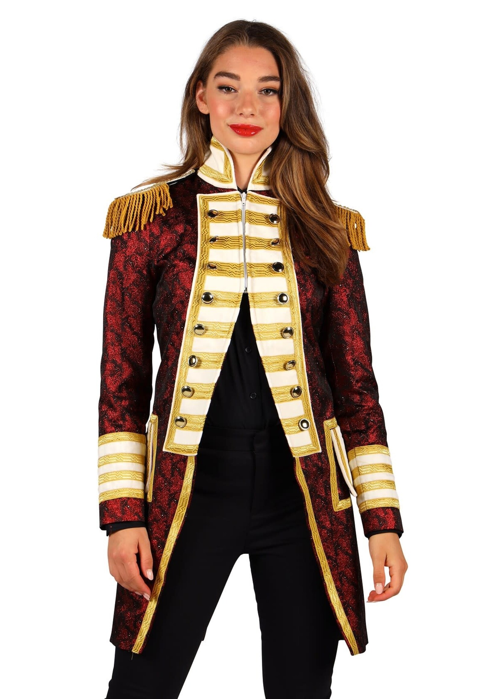 Thetru Damesjas ''Nelson brocaat'' rood