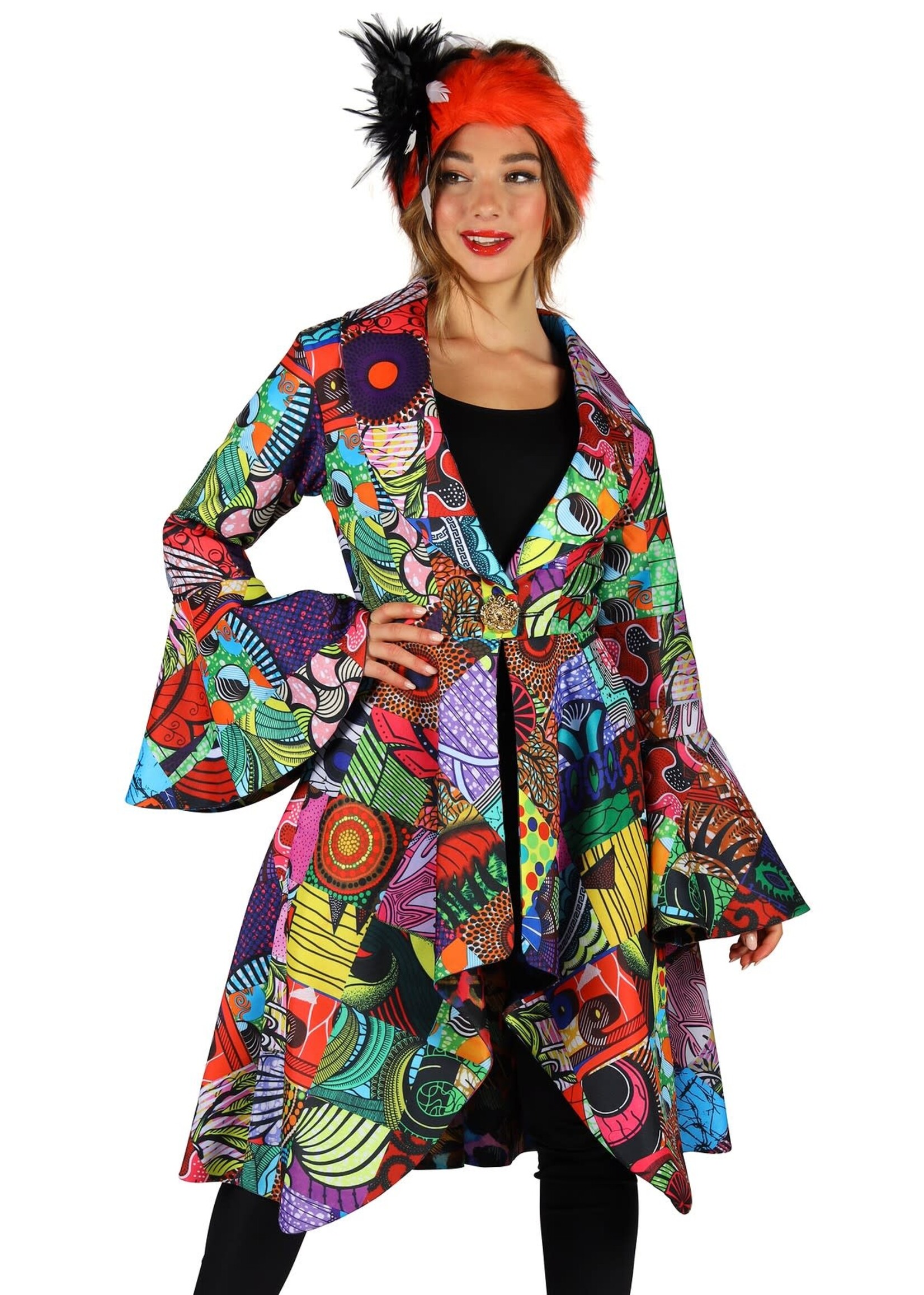 Feestkleding Breda Damesjas "Inside out" Mix van kleuren