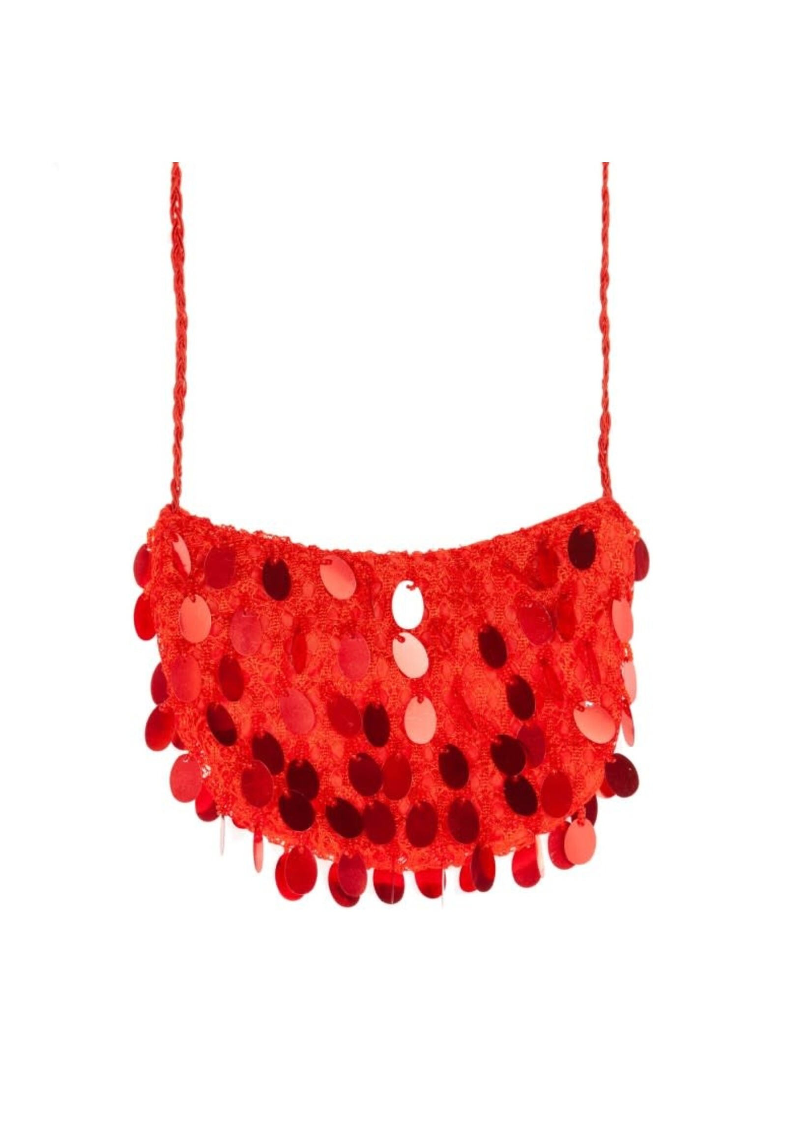 Wilbers & Wilbers Handtas pailletten rood