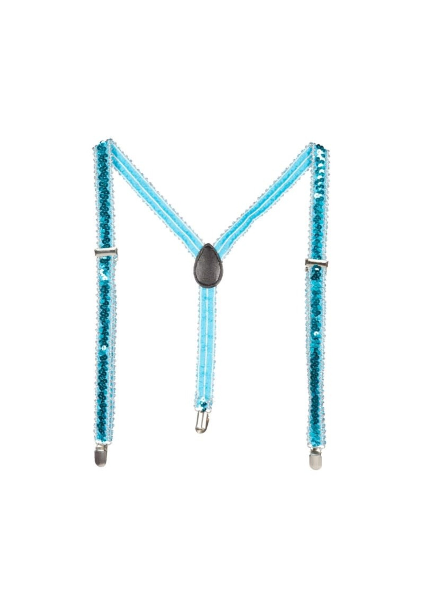 Wilbers & Wilbers Bretels pailletten blauw