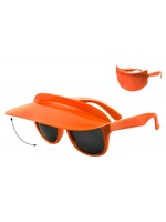 Wilbers & Wilbers Bril oranje met zonneklep