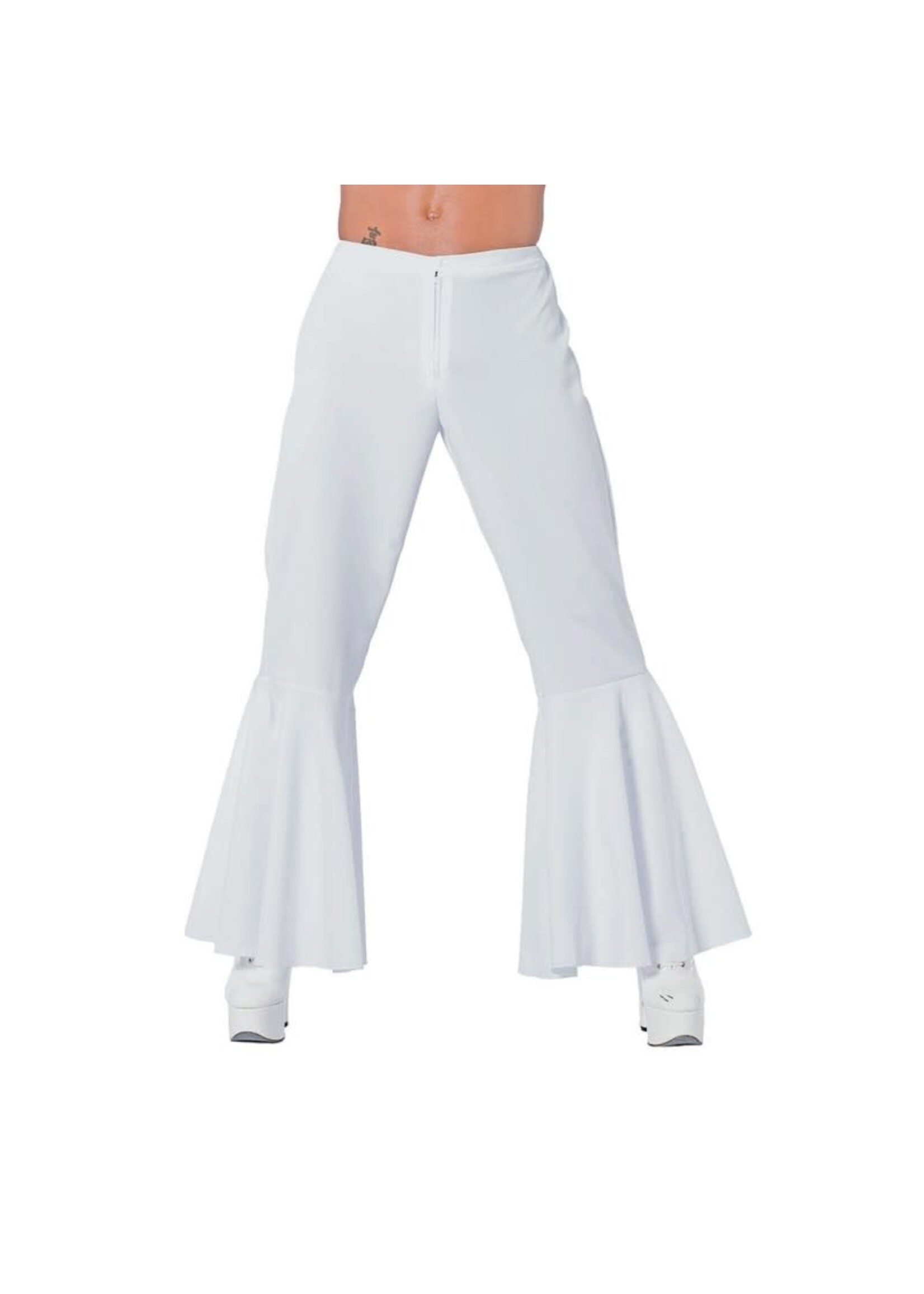 Feestkleding Breda Hippie broek B-stretch Wit