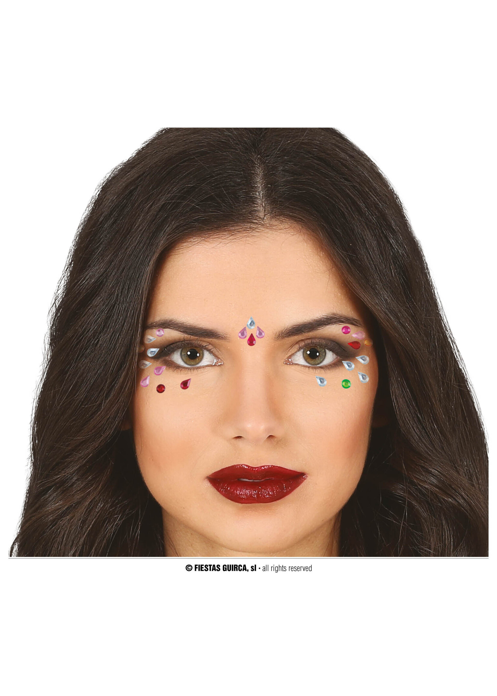 Fiestas Guirca Gezichtssteentjes voor ogen