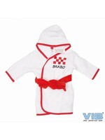 Feestkleding Breda Badjas Brabo Wit+Rood 62/68