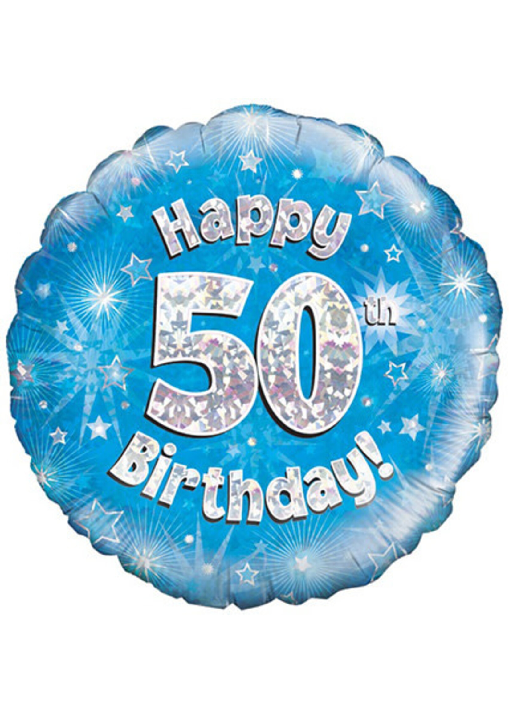 Sempertex Folieballon 50 jaar Blauw