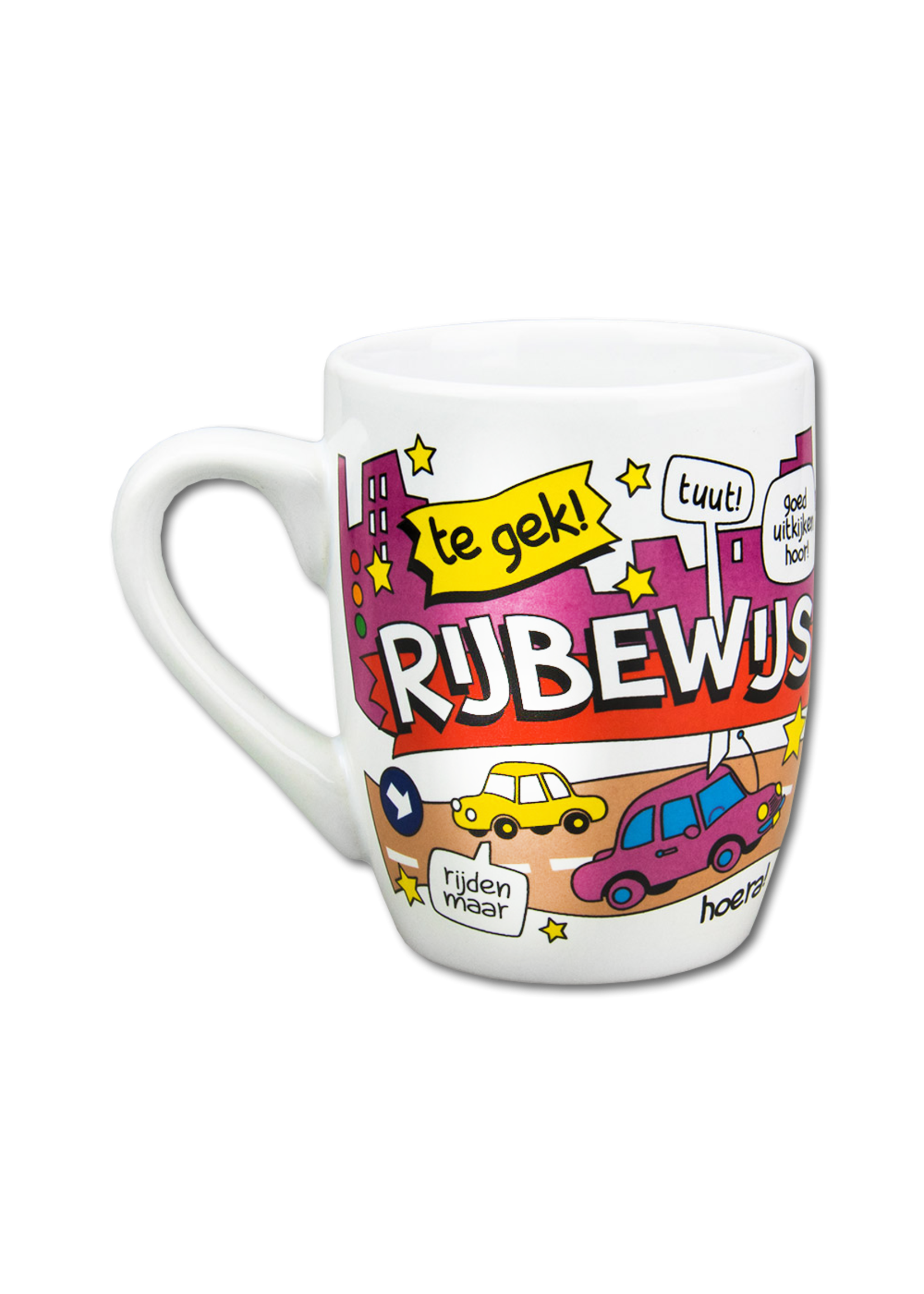 Feestkleding Breda Mok Rijbewijs cartoon