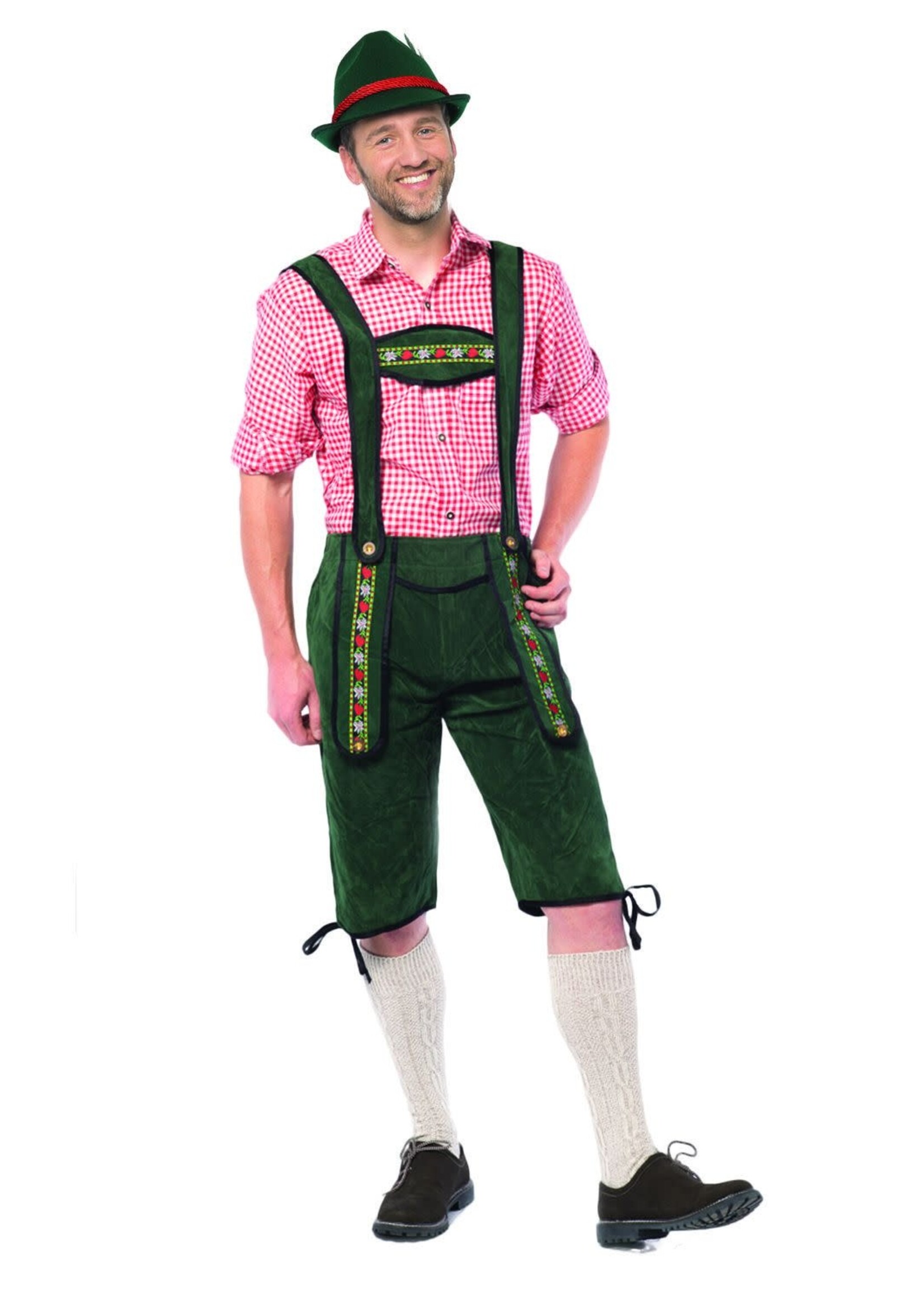 Feestkleding Breda Tiroler broek Johann Groen lang