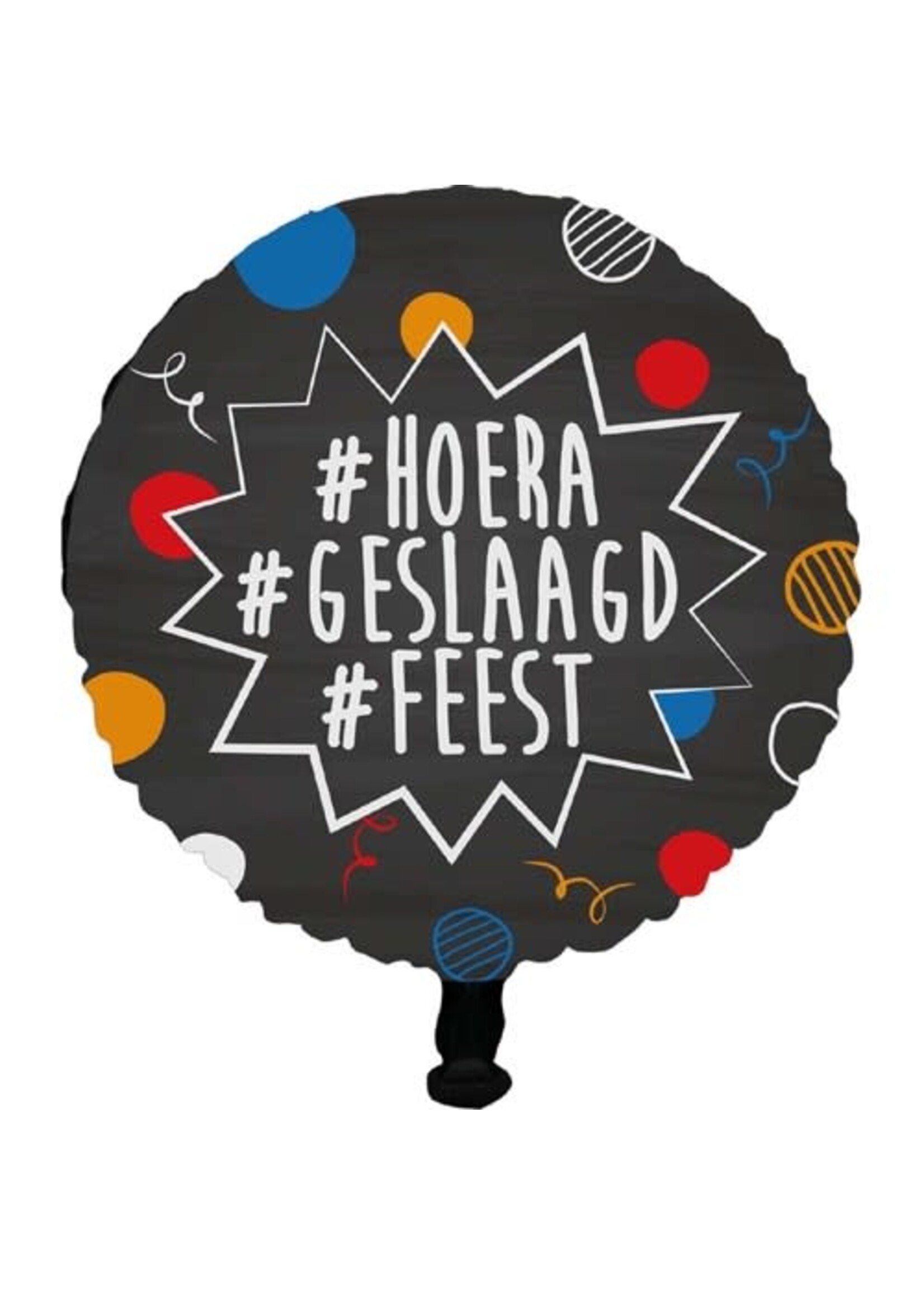 Haza-Witbaard Folieballon Geslaagd