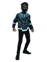 Feestkleding Breda Black Panther Top en Masker Kostuum Kind