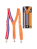 Feestkleding Breda Bretels Rood-Wit-Blauw Oranje