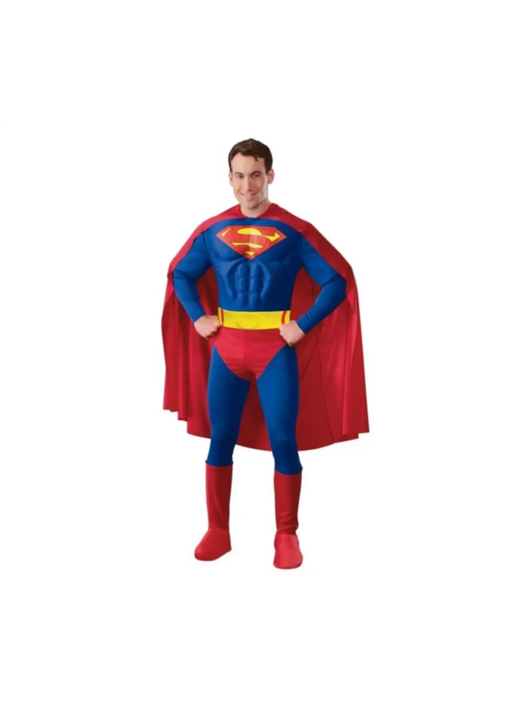 Feestkleding Breda Superman gespierd kostuum volwassenen