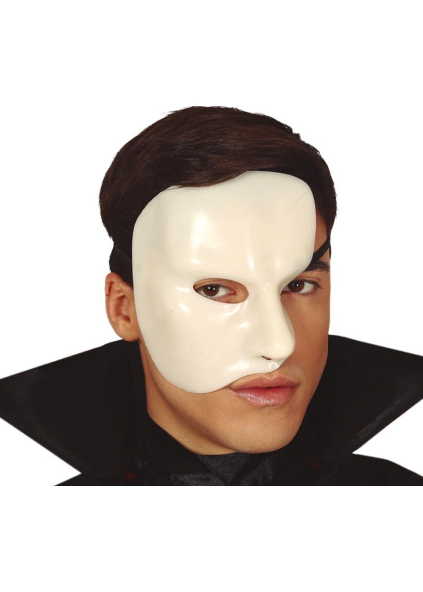 Fiestas Guirca Halfmasker wit
