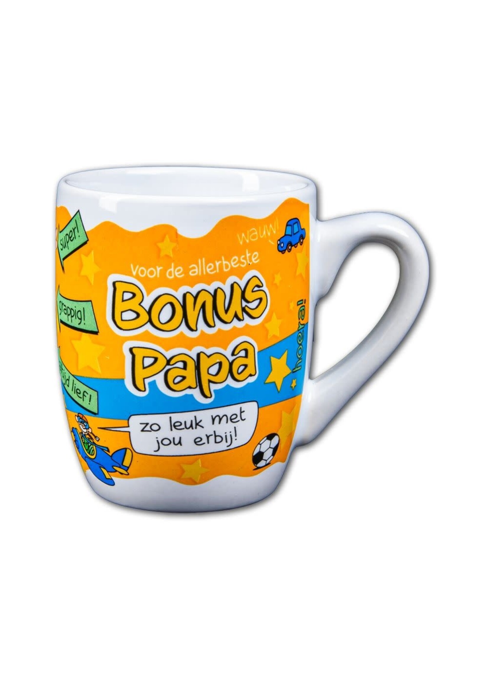 Feestkleding Breda Mok cartoon bonus papa