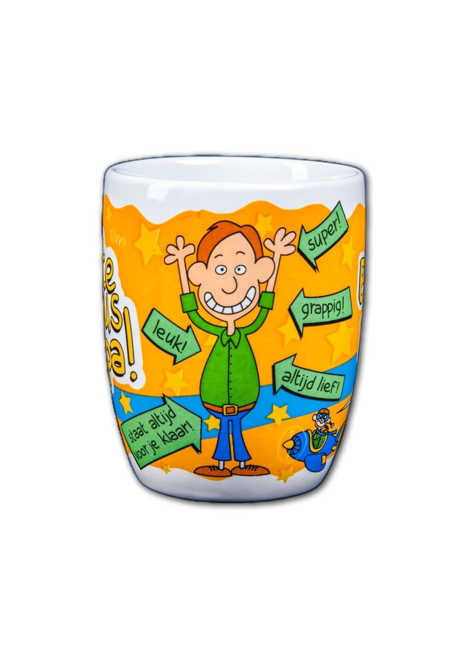 Feestkleding Breda Mok cartoon bonus papa