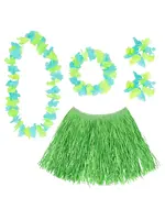 Feestkleding Breda Hawaii set kalia groen